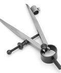 Reliable Smooth Operator Adjustable Rotating Craft Tool Wing Divider Line Scriber Drawing Compass for precise metal layout.