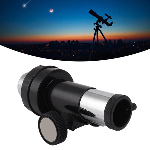 Top Notch Manual Focus Mount With Slick Slanting Teeth Gears, 120mm Travel, ABS Plastic Body For Astrophotography, shown under starry sky
