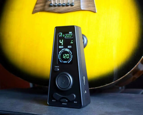 Digital Metronome For Piano Violin Ukulele Guitar And More With Voice Counting Timer Function Rotary Tempo Knob 40 To 208 BPM
