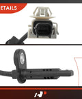 Front ABS wheel speed sensor connection view for Pack Of Two Front Abs Wheel Speed Sensors Straight Up Direct Fit Upgrade For Smooth Rides Rock Solid Durability No Hassle Swap For Acura Tlx And Honda Accord Drivers.