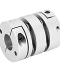 Aluminum alloy shaft coupling sleeve adapter, 39x50-16x16, silver, for high-power motor drives