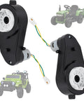 Two Pack 12V Powered Wheels Motors Upgrade Gearbox for Kids Ride On Cars with RS550 drive engine and toy jeep images