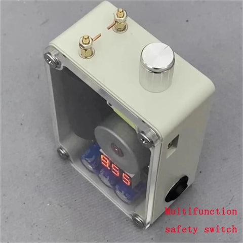 USB Rechargeable Handheld Power Station For Outdoors with acrylic case and LED display, ideal for camping and emergencies.