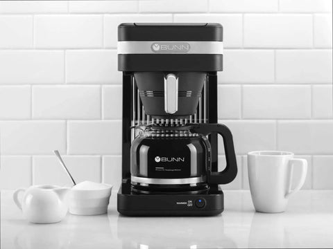 Front view of Speed Brew Elite 10 Cup Coffee Maker With Internal Stainless Steel 70 Oz Hot Water Tank Quick Brew Technology.