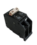 30 Amp Double Pole Circuit Breaker CH Style With Standard Trip For Electrical Panels Black Finish Upgrade Your Breaker Box Great For Home Or Worksite Use, angled view