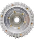 Amazon shell rotating hollow-shaft magnetic powder brake, 24V hole-type, front view.