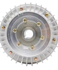 Front view of Rotating Hollow Shaft Magnetic Powder Brake With Tension Controller, industrial 24V clutch system component