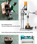 Compact Mini Drill Press Table Packing Beefy Torque And Smooth Variable Speed Controls Made Tough For Real World Woodworking projects.