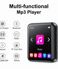 64GB MP3 Player With Bluetooth 5.3 And 1.8 Inch Touch Screen, Dope Portable Music Player With Built In Speakers, Crisp High Fidelity Sound