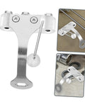 3 Piece Stainless Epee Socket Replacement Bracket Set for Fencing Training featuring pro grade steel construction