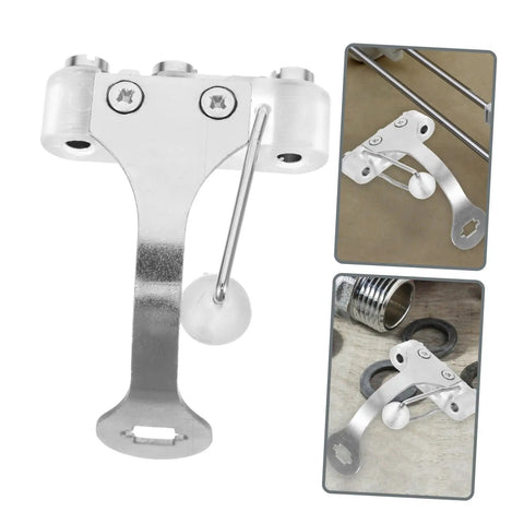 3 Piece Stainless Epee Socket Replacement Bracket Set for Fencing Training featuring pro grade steel construction