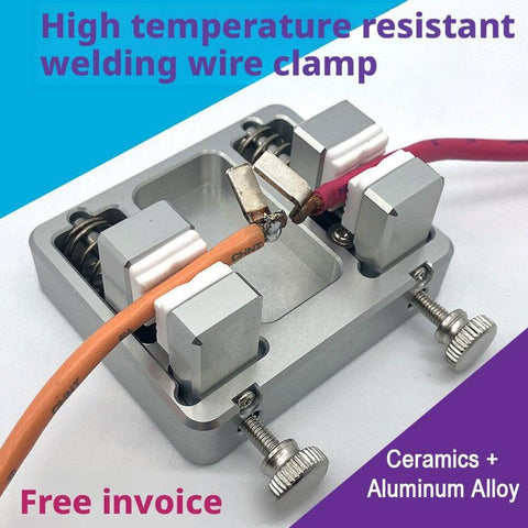 Heavy Duty Aluminum Welding Clamp With Temperature Resistant Jaw For Precise PCB Soldering And Mounting, Adjustable