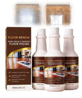 No Sweat Wood Floor Restorer Without Sanding For Hardwood And Laminate delivers 150ml floor polish in three bottles with packaging.