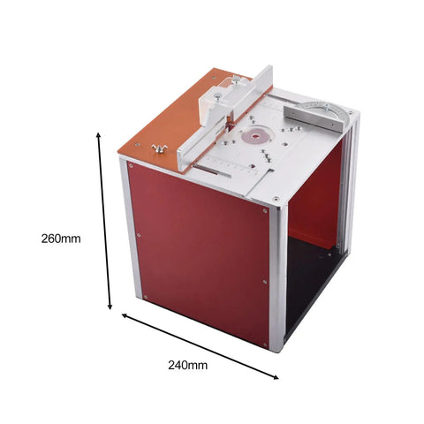Heavy Duty Aluminum Router Table Insert Plate For Woodworking Engraving And Trimming Machines Quick Install Sliding Base Kit Shop Ready with dimensions.