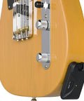 Telepath Wireless System for Guitar and Instruments, 5.8GHz Digital Channel attached to electric guitar body