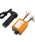 Brushed Electric Bike Controller 36V 350W with Aluminum Housing and Throttle Grip Kit for Scooter and Tricycle