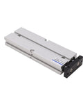 Double Rod Aluminum Alloy Pneumatic Air Cylinder With 10 To 200mm Stroke And 1.0 MPa Pressure Built To Last Heavy Duty Dual Acting Cylinder