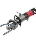 This 1150W Hydraulic Electric Rebar Bender handles 4-25mm steel rods, showcasing its precise bending capabilities.