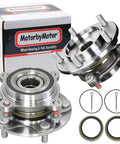 Front Wheel Bearing Hub Assembly 4WD 5 Lug Fits 2008 To 2018 Toyota Sequoia And 2005 To 2018 Toyota Tundra 4x4 Two Piece Set