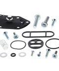 Heavy Duty Fuel Tap Repair Kit For Kawasaki BN125 Eliminator 2001 2009 Replacement Rebuild Kit With POM Washer Bearings Water And Dirt Resistant Includes All Components 1 Year Warranty shown with all components