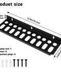 Wall Mount Metal Tool Organizer Rack For Garage Workshop Home Shed Holds Screwdrivers Pliers Wrenches Hammers And More product dimensions