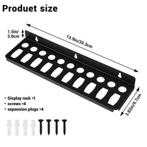 Wall Mount Metal Tool Organizer Rack For Garage Workshop Home Shed Holds Screwdrivers Pliers Wrenches Hammers And More product dimensions