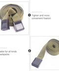 3 Pack Military Green 25mm Tie Down Straps With Quick Release Buckles For Luggage, Cargo, And Camping Gear Fastening And Securing