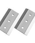 2 Pack Wood Chipper Knife Blades For BC1400 BC1500 Beefy Steel Construction Replacement Cutters With Double Edge And 30 Degree Bevel