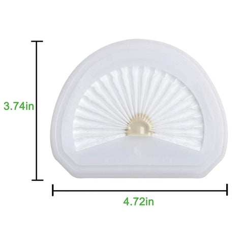 4 Pack Replacement Vacuum Filters For Handheld Dustbuster HLVA Series N575266 Compatible With HLVA315J HLVA320J HLVA320JS10 Keeps Your Handheld Vacuum Sucking Like New, Captures Dust Debris And Pet Hair
