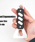 Built Tough Stainless Steel Glue Spreader And Notched Adhesive Applicator For Smooth Woodworking Projects, ergonomic handle design.