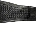 Top Shelf Full Grain Leather Back Cinch Strap For Western Horse Saddle 36 Inch with hand-carved floral tooling and double-stitched seams.