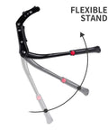 Rugged Mountain Bike Kickstand For 24 To 28 Inch Bikes, Adjustable Height 7 To 13 Inches, Quick Install Side Stand shown extended