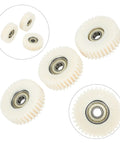 36T Nylon Planetary Gear With Bearings For E Bike Hub Motor Replacement Part 47.5 By 13.5 Mm White 8 Mm Inner Diameter Set