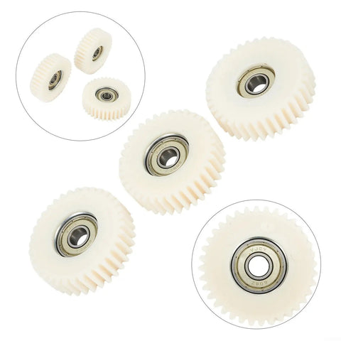 36T Nylon Planetary Gear With Bearings For E Bike Hub Motor Replacement Part 47.5 By 13.5 Mm White 8 Mm Inner Diameter Set
