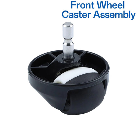 Roomba front wheel caster assembly with metal stem and black housing; compatible with Roomba 500-900 series