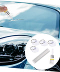 Windshield Crack Repair Kit For Chips And Scratches, Quick Fix Car Glass Repair Tool, Portable and Easy To Use, shown in use