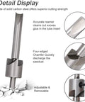 7 Piece Pen Mill Trimmer Set Featuring Heavy Duty Steel Cutter And Multi Size Pilot Shafts For 7Mm 8Mm 10Mm Tubes, showing solid carbon steel reamer detail.