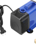 Submersible Water Pump 80W 3.5m Lift For CNC Spindle Cooling And Engraving Machines with blue ABS housing and power cord