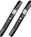 Beefy High Lift Mower Blade Set For 42 Inch Deck Riding Mowers Compatible With Cub Cadet Troy Bilt Bronco Pony Mustang 94204308 2 Pack