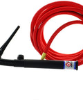 Air Cooled TIG Torch Kit With Flex Head And Flex Valve, 150 Amp DCSP And ACHF Ready, 12.5 Ft Lead, 1Pc Build, Super Flex Neck For Tight Angles