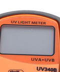 Portable Light Meter A B Tester With LCD Display, close-up orange UV light meter for lamp testing