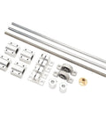 Dope Linear Motion Guide Kit With Slide Block Bearings For 3D Printer CNC Router And DIY Engraving, Built Tough From High Carbon Steel And Aluminum, Smooth Low Noise Glide For Precise Automation Equipment 8-300, rods and blocks