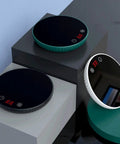Tempered Glass Top Cup Warmer Pad With Digital Display And Auto Timer To Keep Your Morning Brew Piping Hot And Dodge The Cold Coffee Blues On Busy Weekdays on a countertop