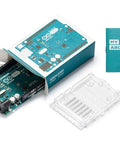 Uno Rev3 SMD Microcontroller Board With ATmega328P 16MHz 32KB Flash USB And PWM Support for DIY projects and STEM learning shown in packaging.