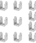 10 Pack U Brackets For One Inch Panels Heavy Duty 304 Stainless Steel With Brushed Finish Three Thirty Seconds Inch Thick Pre Drilled