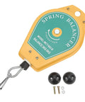 Heavy Duty Retractable Spring Balancer With 3-5kg Load Capacity For Assembly Line Workshop Use Includes Safety Lock, shown with mounting hardware.