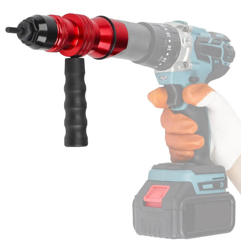 Rivet Nut Tool Kit For DIY Projects With Drill Adapter No Rivet Nuts Included Fits M3 Through M8 Nuts Easy Grip Handle