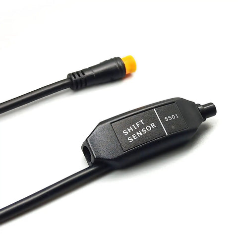 Electric Bike Shift Sensor And 1T2 Y Splitter Extension Wire For BBS01 BBS02 BBSHD Mid Drive Motors Smart Gear Sensor That Temporarily Cuts Power During Shifts To Prevent Chain Wear 3Pin Connector Plug And Play Easy E Bike Conversion Accessory