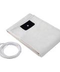 Sleep Enhancement Grounding Sheet Set King Size With 10 Percent Silver Fiber For Natural Health And Better Rest 76 By 80 Inches Includes 15 Foot Grounding Wire