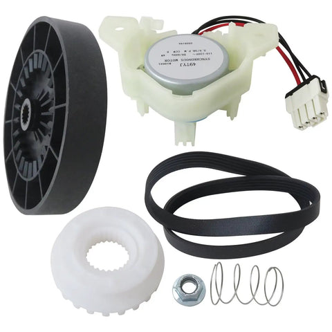 Washer Shift Actuator Replacement Kit 5 Piece For GE GTW490ACJ2WW GTW460ASJ6WW Includes Drive Belt Clutch Spring Transmission Pulley Nut And All Essential Components